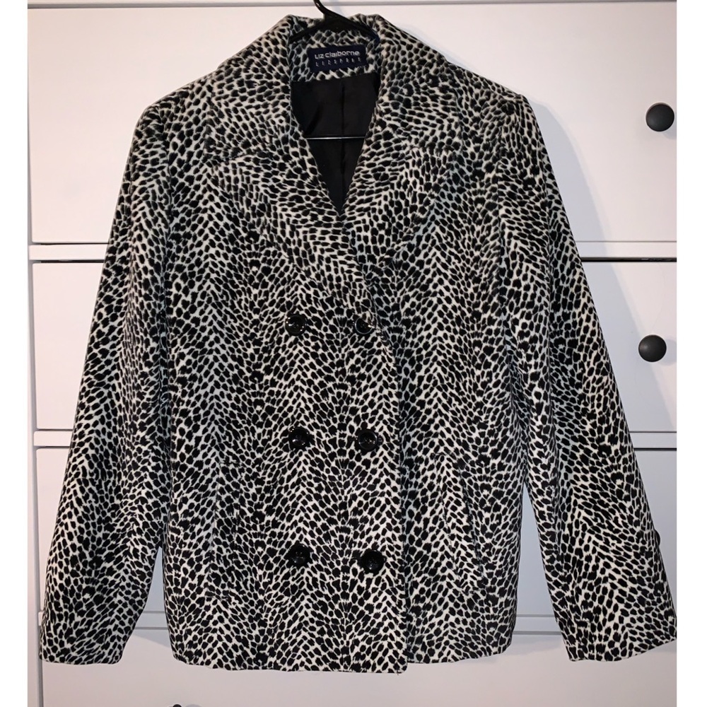 A Liz Sport Zebra print blazer